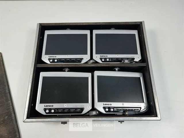 (4x) lenco 7” preview screen met case - afbeelding 1 van  2