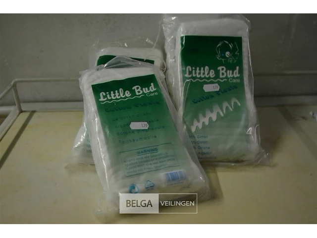 4x little bud wattendoekjes - afbeelding 1 van  2