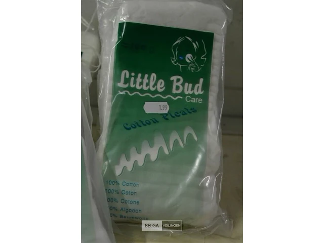 4x little bud wattendoekjes - afbeelding 2 van  2