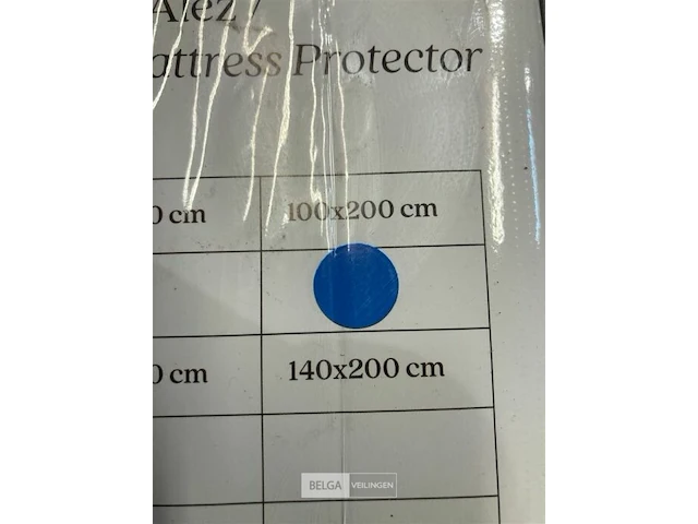 4x matrasbeschermers wit waterproof 100x200 - afbeelding 2 van  3