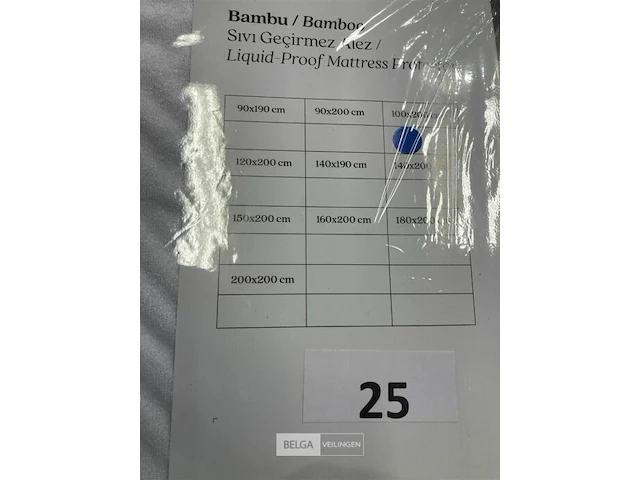 4x matrasbeschermers wit waterproof 100x200 - afbeelding 2 van  2