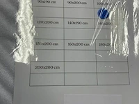 4x matrasbeschermers wit waterproof 100x200 - afbeelding 2 van  2