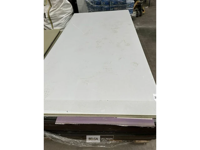 4x mdf platen wit geverfd - afbeelding 2 van  2