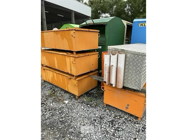 4x metalen bakken - afbeelding 2 van  2