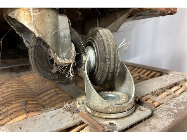 4x metalen bamboe wastrolleykar - afbeelding 4 van  4