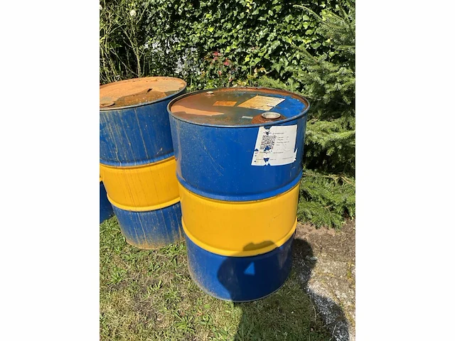 4x metalen ton(210l) - afbeelding 2 van  3