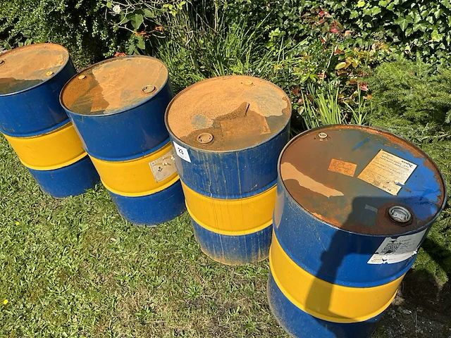 4x metalen ton(210l) - afbeelding 3 van  3