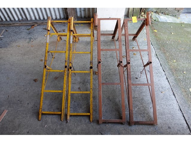 4x metalen valbeveiliging ladder - afbeelding 1 van  2