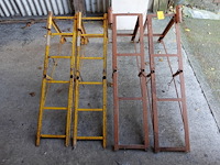 4x metalen valbeveiliging ladder - afbeelding 1 van  2