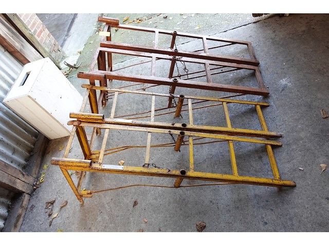 4x metalen valbeveiliging ladder - afbeelding 2 van  2