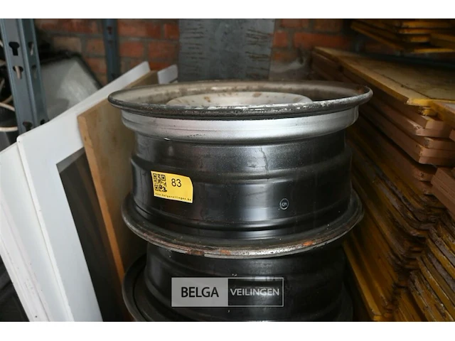 4x metalen velg - afbeelding 3 van  4