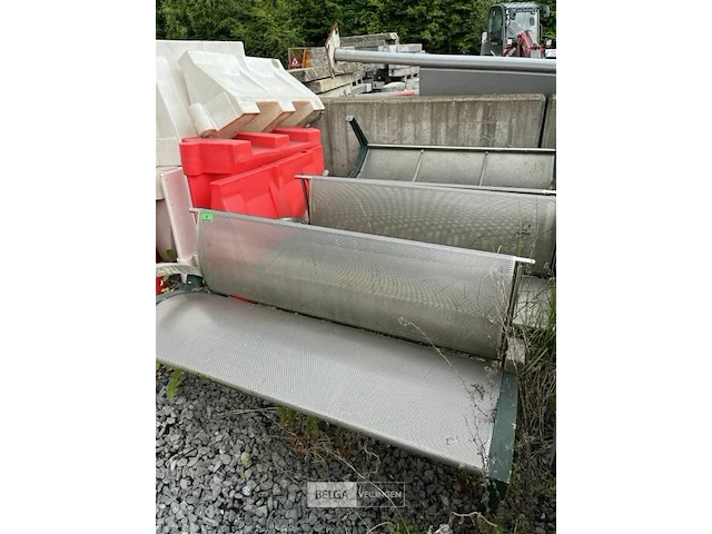 4x metalen zitbanken - afbeelding 2 van  2