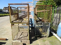 4x metalen/galva draadmand - afbeelding 2 van  3