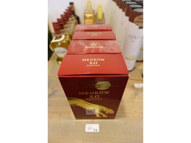 4x meukow x.o cognac - afbeelding 3 van  3