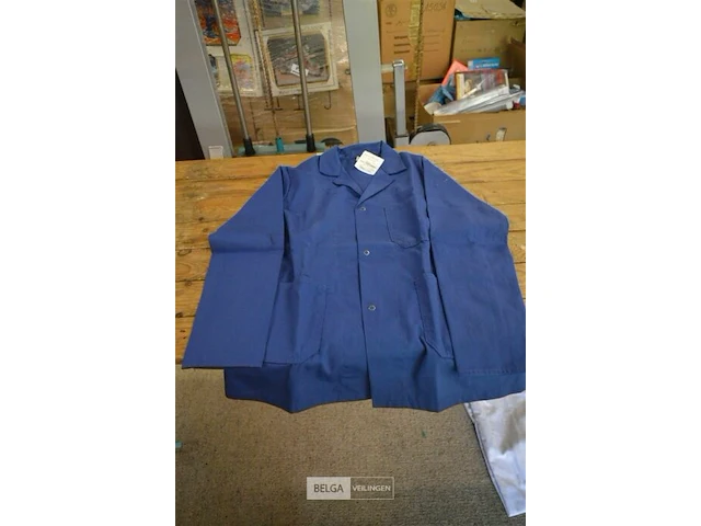4x pagitex werkvest maat 42 (3x blauw, 1x groen) - afbeelding 1 van  2