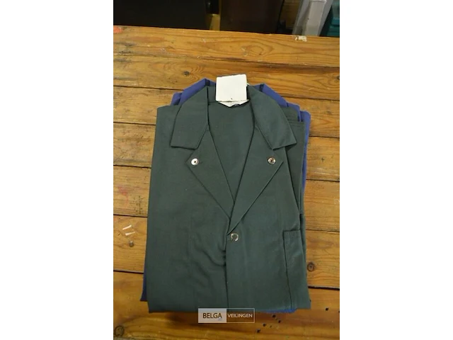 4x pagitex werkvest maat 42 (3x blauw, 1x groen) - afbeelding 2 van  2