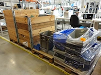 4x pallet diverse grijpbakken - afbeelding 1 van  5