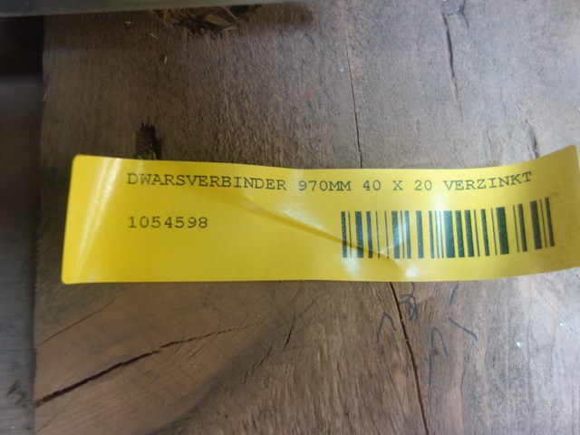 4x pallet metalen dwarsverbinders - afbeelding 10 van  11