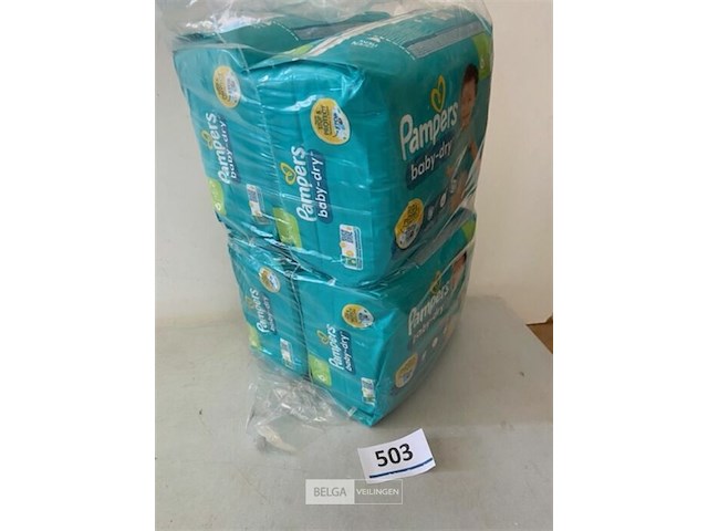 4x pampers baby dry nr16 13-18 kg 19 stuks per pak - afbeelding 3 van  3