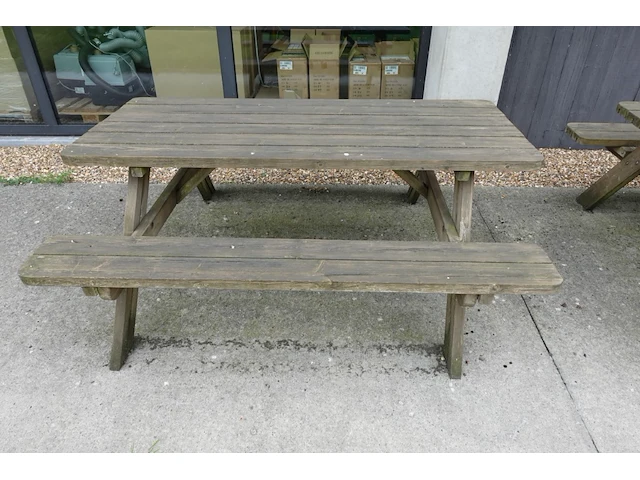 4x picknickbank - afbeelding 2 van  5