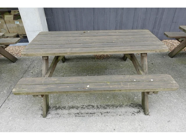 4x picknickbank - afbeelding 3 van  5