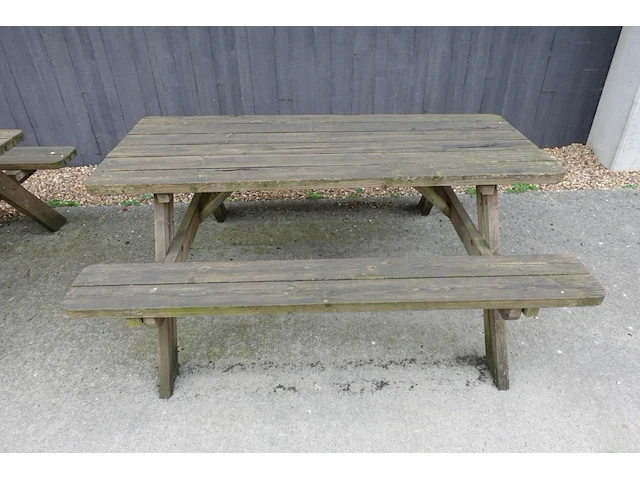 4x picknickbank - afbeelding 4 van  5