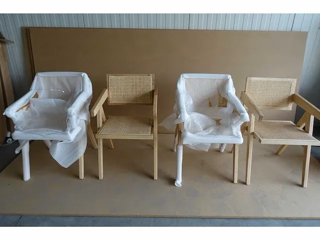 4x pierre naturel stoelen - afbeelding 2 van  6