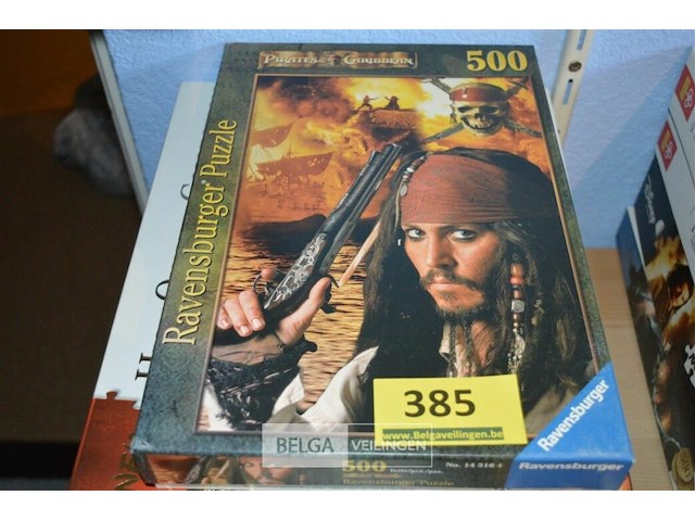 4x puzzels pirates of the caribbean - afbeelding 2 van  4