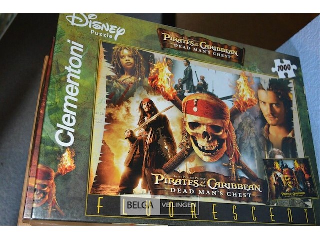4x puzzels pirates of the caribbean - afbeelding 4 van  4