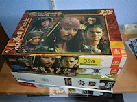 4x puzzels pirates of the caribbean - afbeelding 1 van  3