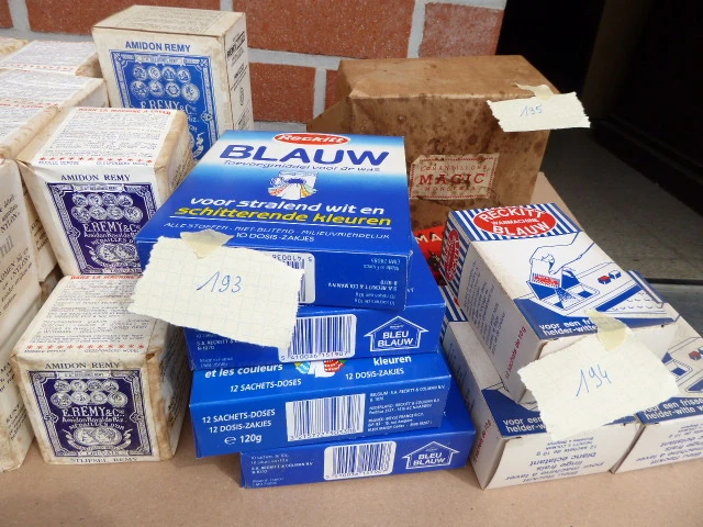 4x reckitt blauw voor de was - afbeelding 1 van  2