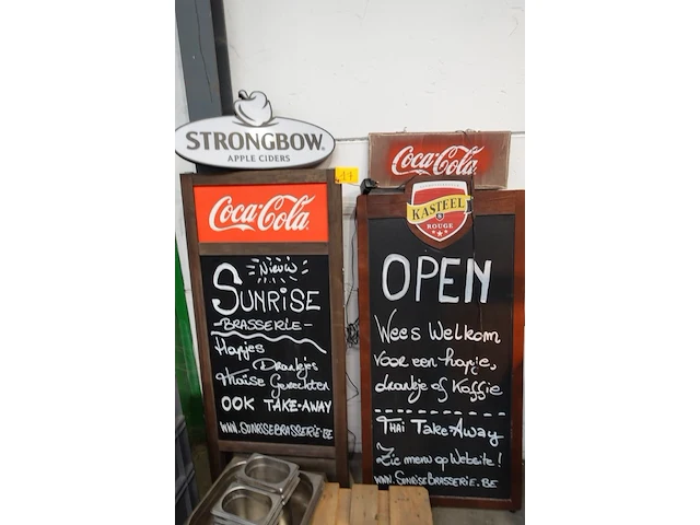 4x reclame/stoepbord - afbeelding 1 van  5