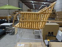 4x rotan stoel j-line - afbeelding 2 van  3