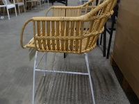4x rotan stoel j-line - afbeelding 2 van  3