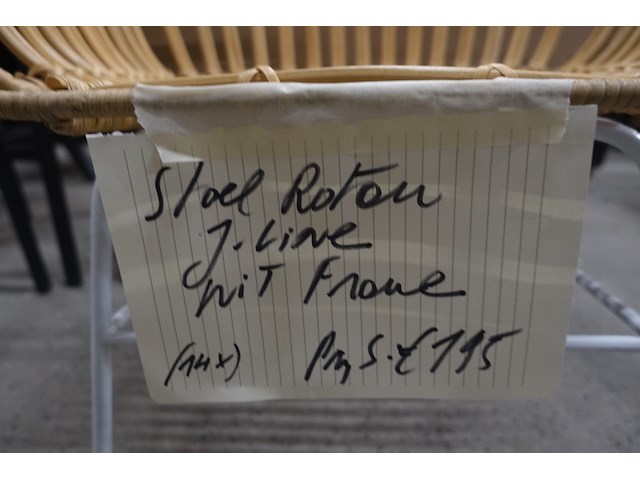 4x rotan stoel j-line - afbeelding 3 van  3