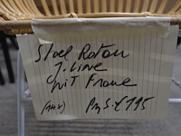 4x rotan stoel j-line - afbeelding 3 van  3