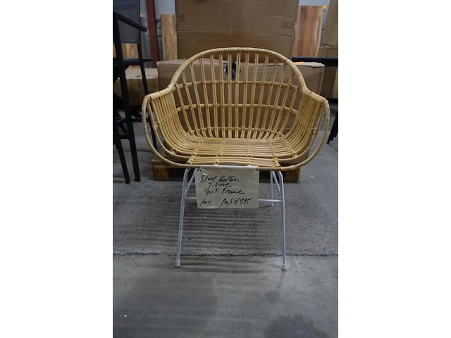 4x rotan stoel j-line - afbeelding 1 van  3
