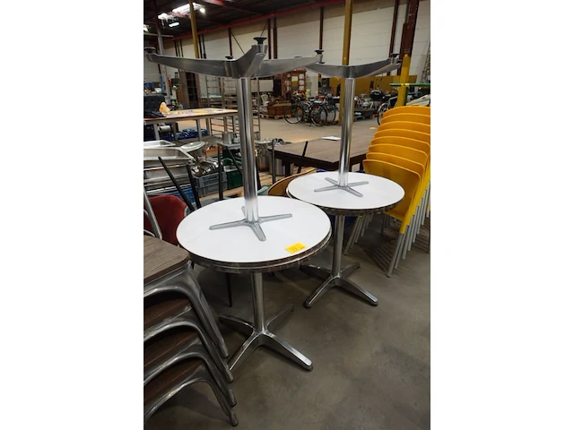 4x rvs tafel - afbeelding 1 van  2