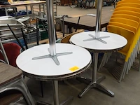 4x rvs tafel - afbeelding 1 van  2