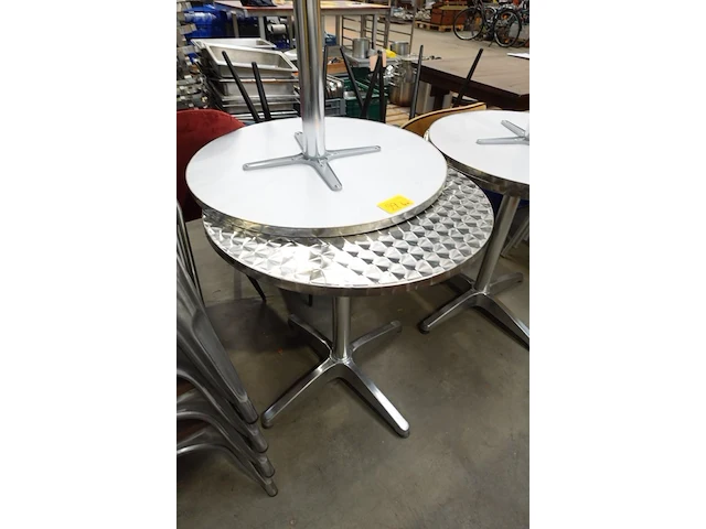 4x rvs tafel - afbeelding 2 van  2