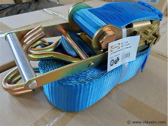 4x spanbanden 10 ton 9 meter - afbeelding 1 van  3