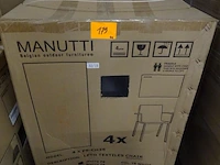 4x stapelbare armstoel manutti - afbeelding 1 van  4
