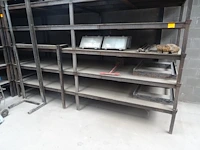 4x stapelbare metalen tafel - afbeelding 1 van  2
