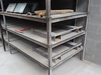 4x stapelbare metalen tafel - afbeelding 2 van  2