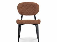 4x stoel anoushka bruin fabrics - afbeelding 3 van  8