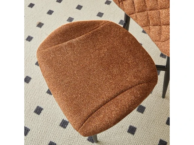 4x stoel anoushka bruin fabrics - afbeelding 2 van  8