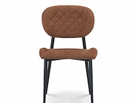 4x stoel anoushka bruin fabrics - afbeelding 3 van  8