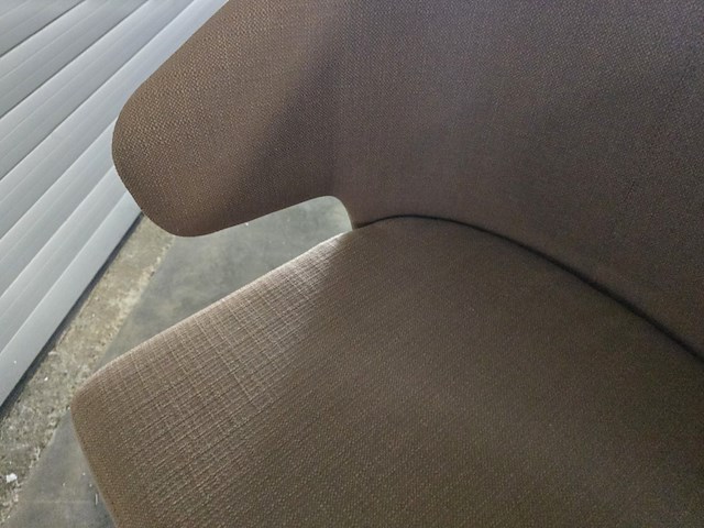 4x stoel evi beige met houten onderstel - afbeelding 6 van  6