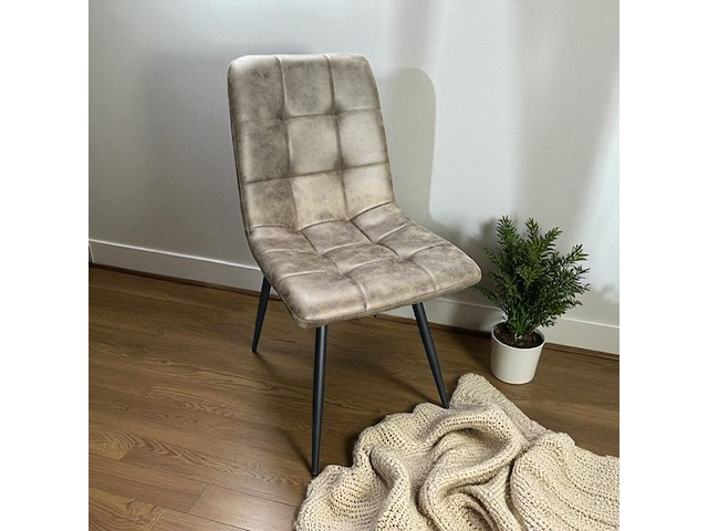 4x stoel moss groen - afbeelding 1 van  2