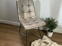 4x stoel moss groen - afbeelding 1 van  2